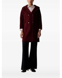 Silvian Heach - Abrigo Con Capucha Y Doble Botonadura - Lyst