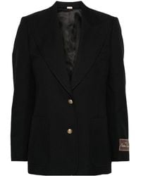 Gucci - Single-Breasted Twill Blazer - Lyst