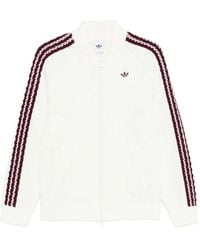 adidas - Archive Cutline Cable-Knit Knitwear - Lyst