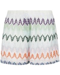 Missoni - Veelkleurige Shorts Met Zigzag-Patroon - Lyst