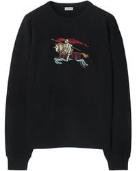 Burberry - Cotton Ekd Sweatshirt - Lyst