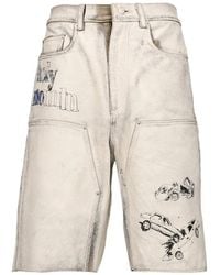 PALY - Holy Mountain Distressed Graphic-Print Shorts - Lyst