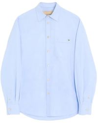Valentino Garavani - Butterfly-Embroidered Fil-À-Fil Shirt - Lyst
