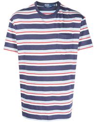 Polo Ralph Lauren - T-shirt en coton à rayures - Lyst