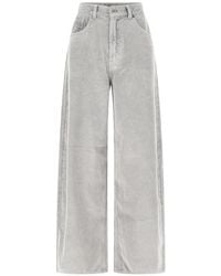 TRUE AVENUE - Pantalon Palazzo En Velours Côtelé - Lyst