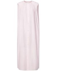 Loulou de Saison - Button-Fastening Midi Dress - Lyst