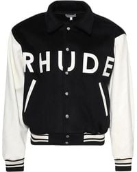Rhude - Collegiate Bomber Jacket - Lyst