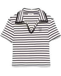 Sandro - ストライプ ポロシャツ - Lyst