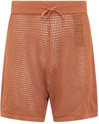 Nanushka - Short En Maille Ajourée - Lyst