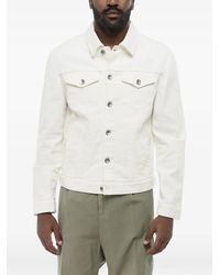 Brunello Cucinelli - Long-Sleeve Denim Jacket - Lyst