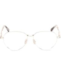 Max Mara Eyewear - Brille Mit Rundem Gestell - Lyst