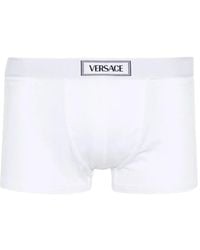 Versace - Jacquard-Logo Boxers - Lyst