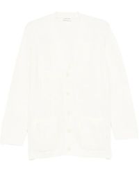 P.A.R.O.S.H. - Gerippter Cardigan mit aufgesetzten Taschen - Lyst