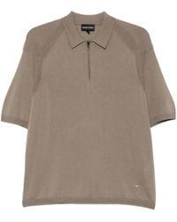Emporio Armani - Jersey-Knit Polo Shirt - Lyst