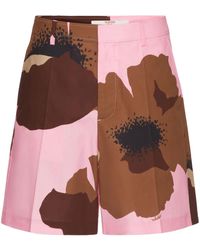 Valentino Garavani - Bermuda Con Stampa Flower Portrait - Lyst