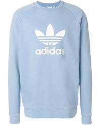 adidas - Originals Trefoil Warm Up Crew Sweatshirt - Lyst