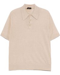Prada - Fijngebreid Poloshirt - Lyst
