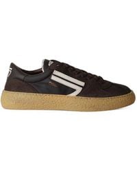 PURAAI - 1.01 Vintage Suede Panelled Sneakers - Lyst