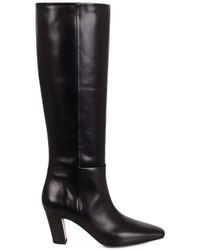 Aeyde - Silva Square-Toe Knee-High Boots - Lyst
