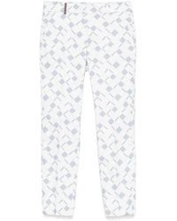 Peserico - Hose Mit Geometrischem Print - Lyst