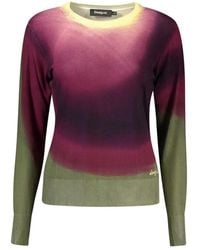 Desigual - Pull En Maille Fine À Effet Dégradé - Lyst