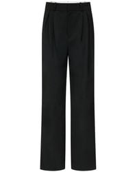 Loulou de Saison - Nat Pleated Grain De Poudre Trousers - Lyst