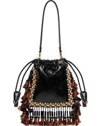 Etro - Kalispera Fringing Leather Small Shoulder Bag - Lyst
