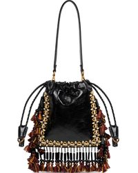 Etro - Kalispera Fringing Leather Small Shoulder Bag - Lyst