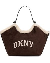 DKNY - Shopper Mit Logo-Patch - Lyst