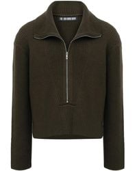 Louis-Gabriel Nouchi - Zip Ribbed Sweater - Lyst