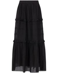 Isabel Marant - Gelaagde Maxi-Rok Met Ruches - Lyst