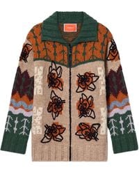 La DoubleJ - Embroidered 'Chalet' Cardigan - Lyst