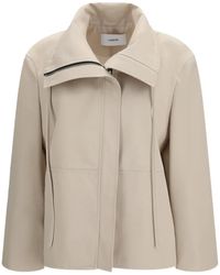 Lardini - Zipped Collared Jacket - Lyst