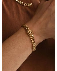 Desmo - Pulsera De Cadena Barbada Miami - Lyst