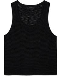 Anine Bing - Arie Crochet-Knit Tank Top - Lyst