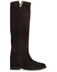Via Roma 15 - Inner-Wedge-Heel Knee-High Boots - Lyst