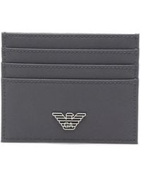 Emporio Armani - Logo-Plaque Card Holder - Lyst