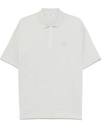 C.P. Company - Logo Cotton Polo Shirt - Lyst