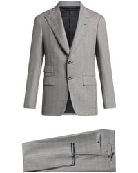 Tom Ford - Check-pattern Single-breasted Suit - Lyst