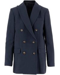 F.it - Double-Breasted Blazer - Lyst