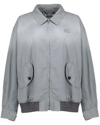 Miu Miu - Old Twill Blouson Jacket - Lyst