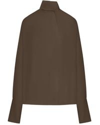 Tom Ford - High-Neck Blouse - Lyst