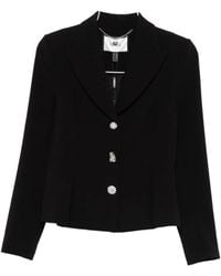 Nissa - Blazer Monopetto Con Decorazione - Lyst
