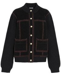 Barrie - Panelled Rib-Knit Jacket - Lyst