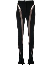 Mugler - Illusion Panelled Trousers - Lyst