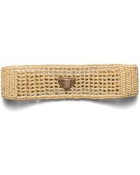 Prada - Crochet Hairband - Lyst