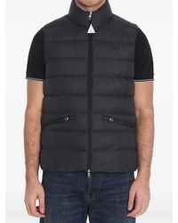 Moncler - Vest Padded With Lechtal Down - Lyst