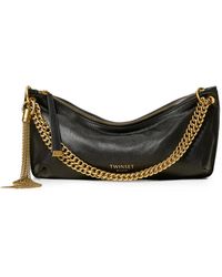 Twinset - Leather Bag With Tassel - Lyst