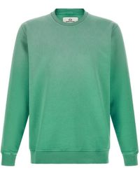 Riviera - Brushed Cotton Sweatshirt - Lyst