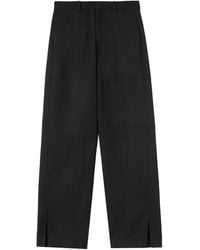 Jil Sander - Hose Mit Weitem Bein - Lyst